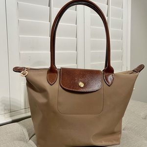 Longchamp LePliage Medium Tote in Praline / Beige